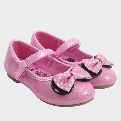 Toddler Girls' Disney Minnie Mouse Ballet Flats - Pink 12T