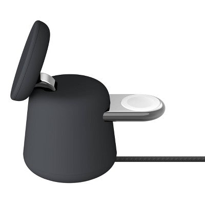 Belkin 2-in-1 Wireless Charging Dock with MagSafe - Charcoal