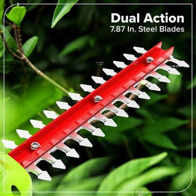 Greenworks 8" Shear Shrubber Hedge Trimmer