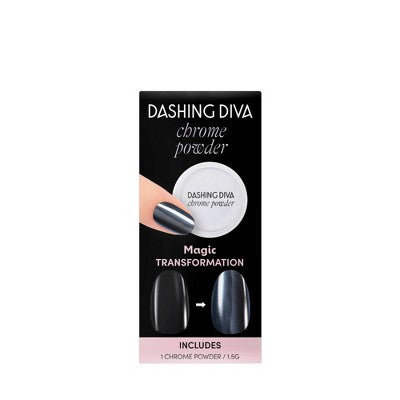 Dashing Diva Chrome Powder - White Pearl - 1.5gm: Vegan, Fake Nails, Duochrome Finish