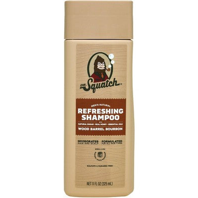 DR. SQUATCH Shampoo - Wood Barrel Bourbon - 11 fl oz