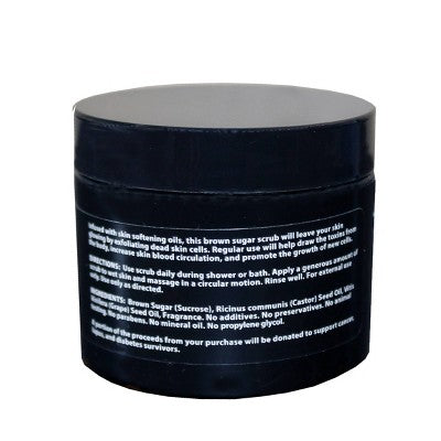 G.L.A.M. Body Scrubs Bubbling Brown Sugar Scented Body Scrub - 2oz
