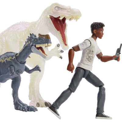 Jurassic World Chaos Theory: Darius & Baryonyx & Monolophosaurus Action Figure Toys