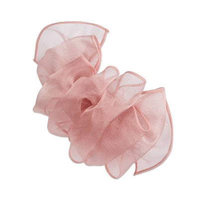 scunci be-u-tiful Chiffon Bow Barrette Clip - Pink