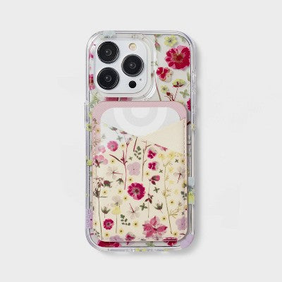 Cell Phone Wallet Pocket with MagSafe - heyday Floral