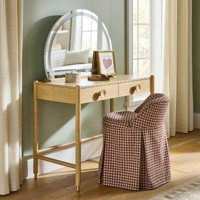 Vanity with Light Up Mirror, Storage Drawers and Power Strip - Threshold designed with Studio McGee (LOCAL PICKUP ONLY)