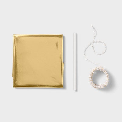 3ct Gold Quadrangle Star Shaped Foil Balloons - Spritz