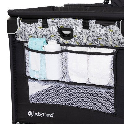 Baby Trend Nursery Den Playard with Snooze Pod and Flip Over Changer - Hidden Jungle Trio (LOCAL PICKUP ONLY)
