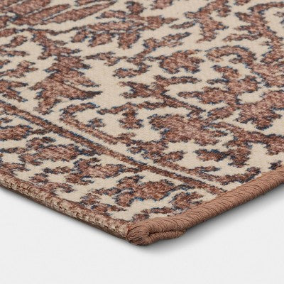 24"x36" Vines Scatter Accent Rug Brown - Threshold (LOCAL PICKUP ONLY)