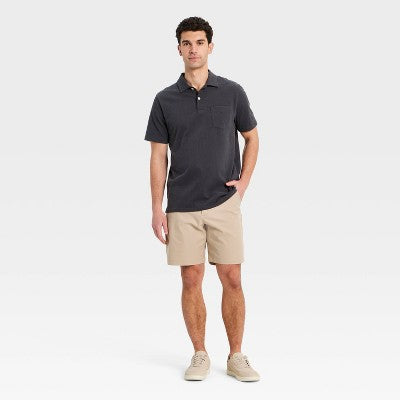 Men's 8" Comfort Commuter Shorts - Goodfellow & Co Tan L