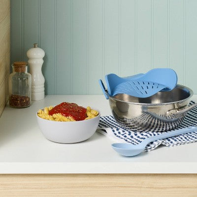Clip On Pan Strainer Blue - Room Essentials