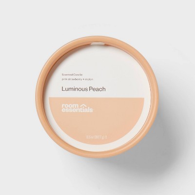 2-Wick Ceramic Jar Candle Luminous Peach 13.5oz - Room Essentials