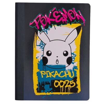 Pokemon 7.5"x9.75" Graffiti Wide Rule Composition Book