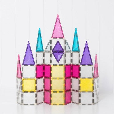 CONNETIX Magnetic Tiles Glitter Unicorn Pack 56pc