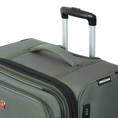 SWISSGEAR Zurich Softside Large Checked Spinner Suitcase - Green (LOCAL PICKUP ONLY)