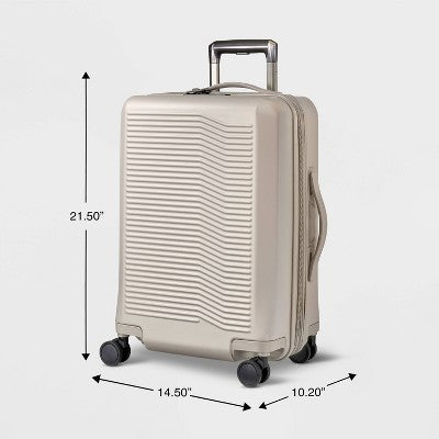 Signature Hardside Carry On Spinner Suitcase Matte Atmosphere - Open Story