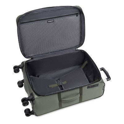 SWISSGEAR Zurich Softside Medium Checked Spinner Suitcase - Green
