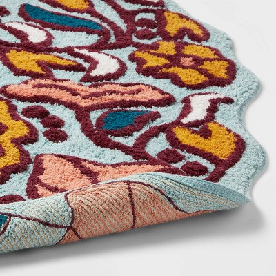 24"x36" Oversized Floral Bath Rug - Threshold