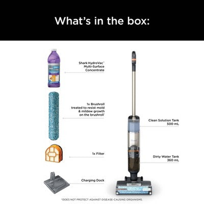 Shark HydroVac MessMaster Heavy Duty 3-in-1 Cordless Vacuum Mop and Self-Cleaning System - WD261 (LOCAL PICKUP ONLY)