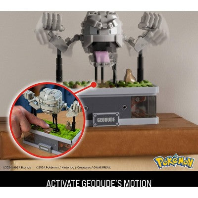 MEGA Pokemon Mini Motion Geodude Building Kit with Motion 354pc