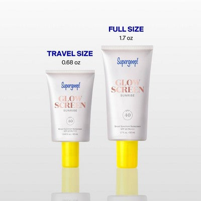 Supergoop! Glowscreen Sunrise Hydrating Glowy Tinted Primer Sunscreen with Hyaluronic Acid + Niacinamide - SPF 40 - 1.7 fl oz