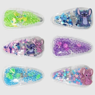 Disney Stitch Confetti Snaps Hair Clips - 6pk: Hair Styling, All Hair Types