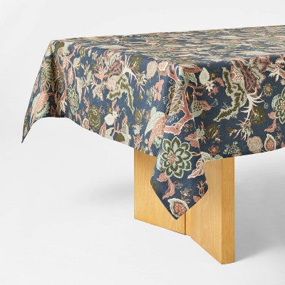 104"x60" Floral Tablecloth - Threshold designed with Studio McGee