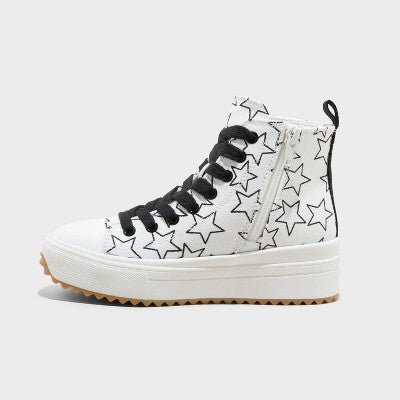 Girls' Blakely High-Top Sneakers - art class White 5