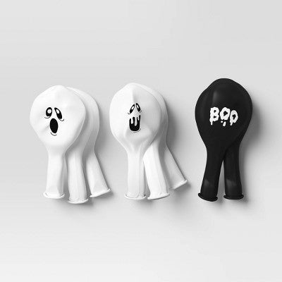 8pk Ghosts Balloon Set - Hyde and EEK! Boutique