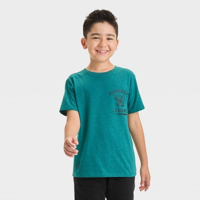 Boys' Short Sleeve Dinosaur 'Jurassic Legend' Graphic T-Shirt M