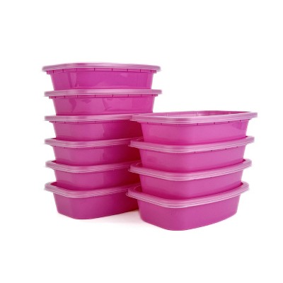 Glad Take-Aways Crayola Retired Colors 8oz/10pk Deli/Snack Food Storage Containers - Mulberry