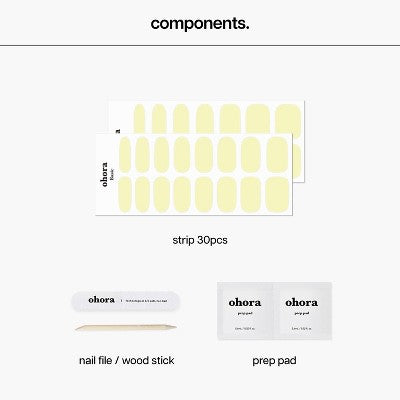 Ohora Gel Nail Art Basic Line - Sunny Sorbet - 30ct