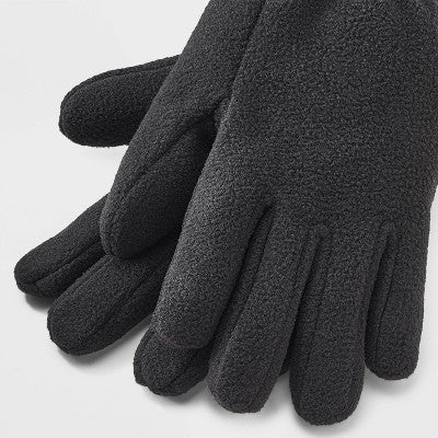 Boys' Regular Glove - Cat & Jack Black 4-7