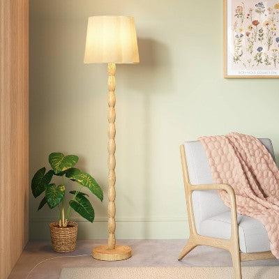Natural Polyresin Floor Lamp - Room Essentials (LOCAL PICKUP ONLY)