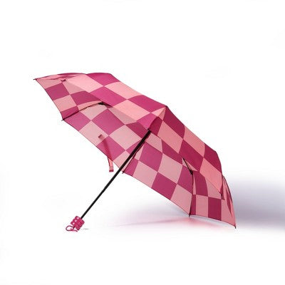 Vivitar Collapsible Umbrella Red/Pink Checkered