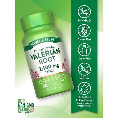 Nature's Truth Valerian Root 2400mg | 90 Capsules