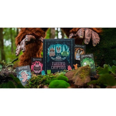 TeeTurtle Twisted Cryptids Board Game: Creative Thinking, 30-60 Min Play, 2-4 Players, Includes Cards & Tokens