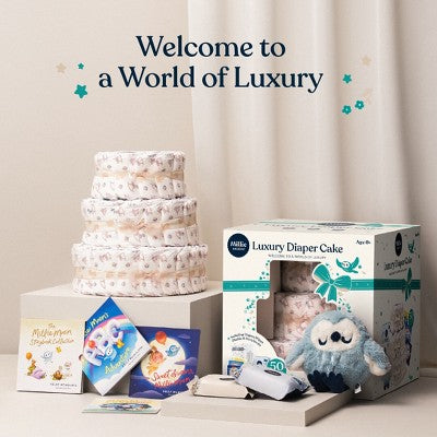 Millie Moon Luxury Diaper Cake - Size 1 - 50ct