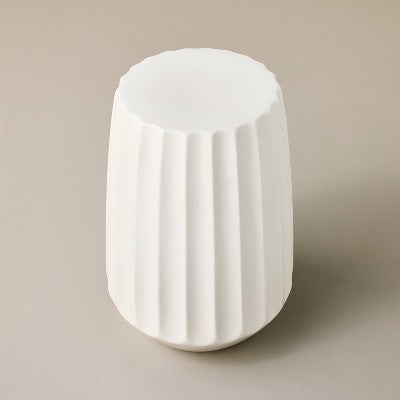Ceramic Accent Table Sour Cream - Hearth & Hand with Magnolia (LOCAL PICKUP ONLY)