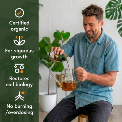 WE THE WILD Grow Concentrate Fast-Release Organic Plant Food for Houseplants 5.1 fl oz