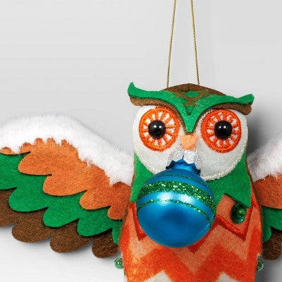 Lisk Feng Fabric Owl Christmas Tree Ornament - Wondershop???????