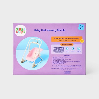 Baby Doll Nursery Bundle for 14" - 16" Dolls - Gigglescape