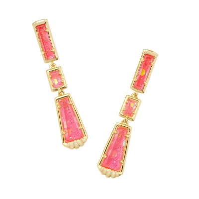 Kendra Scott Serena Linear Earrings - Pink