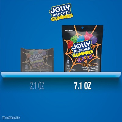 Jolly Rancher Sweets Gummies Trickies Halloween Candy - 7.1oz