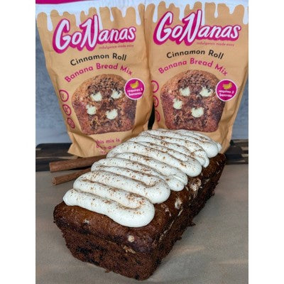 GoNanas Cinnamon Roll Banana Bread Mix - 12.4oz