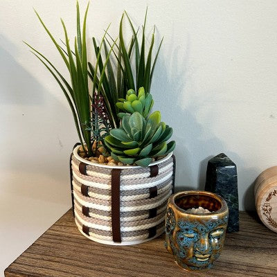 Lifelines FlowCrafts- Cord-Wrapped Planters