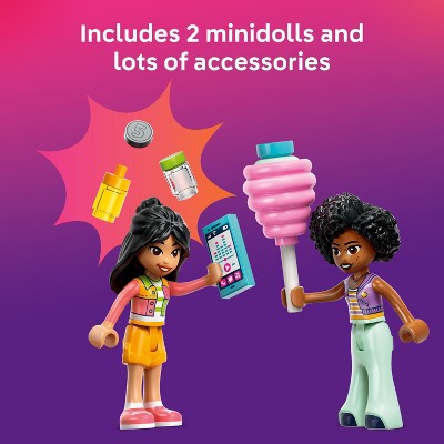 LEGO Friends Cotton Candy Stand and Scooter Pretend Play Building Toy Set 42643