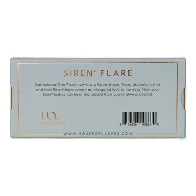 House of Lashes Siren Flare Natural Volume 100% Cruelty-Free Natural Fibers False Eyelashes - 1pr