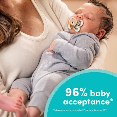 NUK Perfect Match Air Pacifiers 0-6m - 2pk: Silicone, BPA-Free