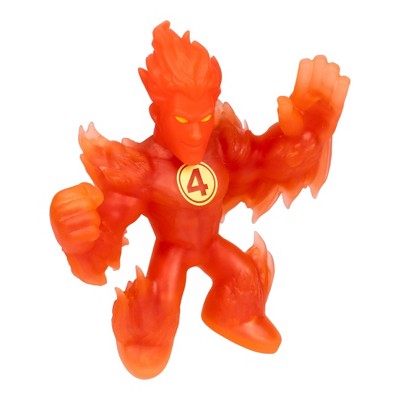 Fantastic 4 Heroes of Goo Jit Zu Human Torch Stretchy Figure